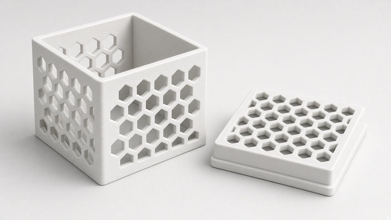 Geometric Storage Box